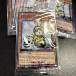 Yu-Gi-Oh! Rescue Rabbit E-Football Limited Edition Promo EFC1-EN001 (SEALED) - Image 1