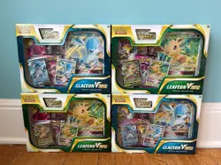 Pokemon TCG 2x Leafeon & 2x Glaceon VSTAR Special Collection Set SAME DAY SHIP - Image 1