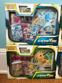 Pokemon TCG 2x Leafeon & 2x Glaceon VSTAR Special Collection Set SAME DAY SHIP - Image 2