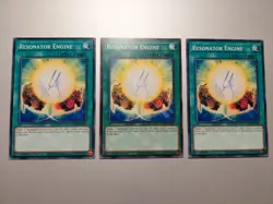 Yu-Gi-Oh! Resonator Engine 1st Ed (Set Of 3) - Image 1