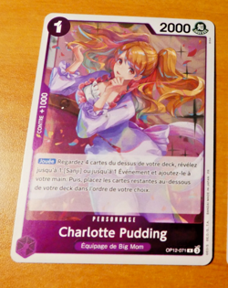 ONE PIECE ENGLISH CARD GAME HOLO CARTE OP12-071 EN TCG NM - Image 1