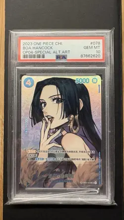 OP01-078 SP Boa Hancock One Piece PSA 10 Chinese - Image 1