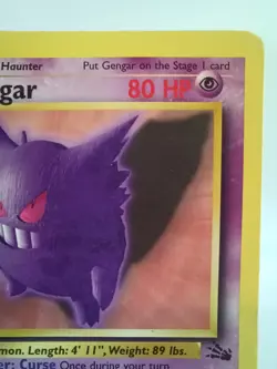 Pokemon TCG Gengar 20/62 Fossil Non-Holo Card Unlimited - Image 4
