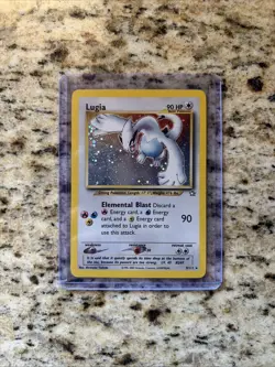 Pokemon Lugia Holo Rare 90HP Neo Genesis 9/111 English Card 2000 - Image 1