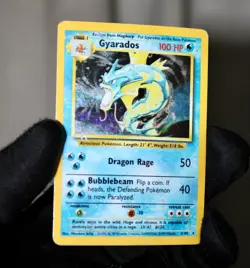 Gyarados 007/130 Base Set 2 Holo Rare Pokemon Card Unlimited Vintage 2000 WOTC - Image 1