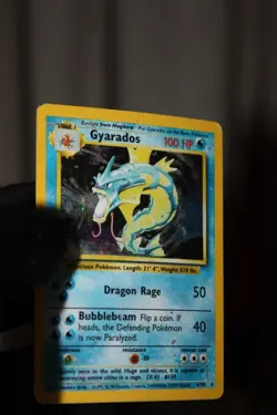 Gyarados 007/130 Base Set 2 Holo Rare Pokemon Card Unlimited Vintage 2000 WOTC - Image 4
