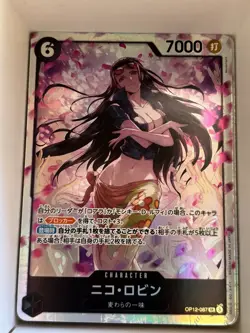 OP12-087 Nico Robin JP Japanese SR One Piece TCG Card Game - Image 1