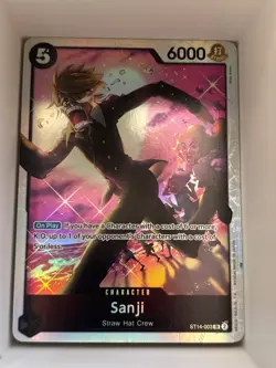 ST14-003 Sanji English SR One Piece TCG Card Game - Image 1