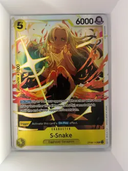 OP08-112 S-Snake English SR One Piece TCG Card Game - Image 1