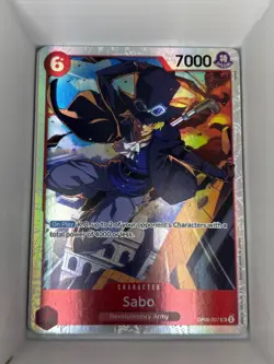 OP05-007 Sabo English SR One Piece TCG Card Game - Image 1