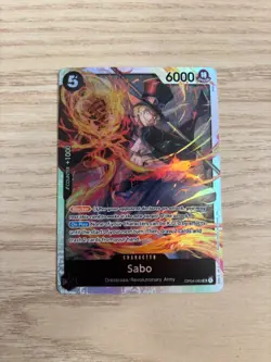 OP04-083 Sabo English SR NM One Piece TCG Card Game - Image 1