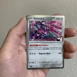 2025 Pokemon Stamped Prize Pack Series Six Genesect 040/064 Near Mint Holo - Image 1