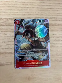 ST15-002 Edward.Newgate English SR NM One Piece TCG Card Game - Image 1