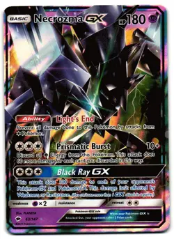 Necrozma GX 63/147 - Burning Shadows Rare GX Pokemon TCG Holo - LP Card - Image 1