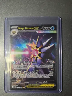 Mega Starmie ex 118/088 Secret Rare Perfect Order Pokemon Card SIR - Image 1