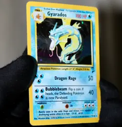 Gyarados 007/130 Base Set 2 Holo Rare Pokemon Card Unlimited Vintage 2000 WOTC - Image 4