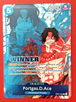 Portgas.D.Ace (Winner Pack 2024 Oct.-Dec.) OP07-053 One Piece Promotion Cards - Image 1