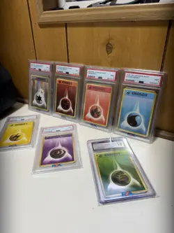 1996 FULL SET energy Cards Graded PSA 9 And One CGC 10 Pokemon P.M. - Image 1