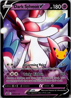 Dark Sylveon V Promo SWSH: Sword & Shield Promo Cards SWSH134 NM - Image 1