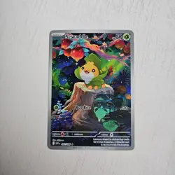 Pokemon TCG Sewaddle Card 87/86 SV White Flare Holo English Edition Near Mint - Image 1