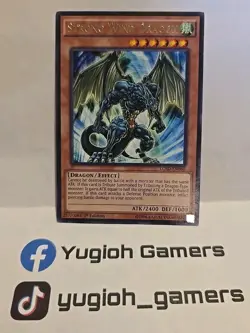 YUGIOH STRONG WIND DRAGON LC5D RARE LIGHT PLAYED 1ST EDITION - Image 1