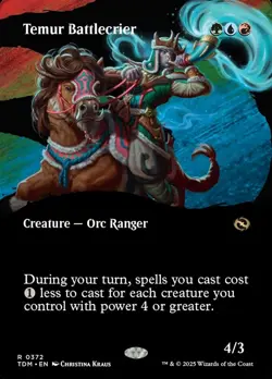 Temur Battlecrier Showcase Regular - Tarkir: Dragonstorm MTG-NM - Image 1