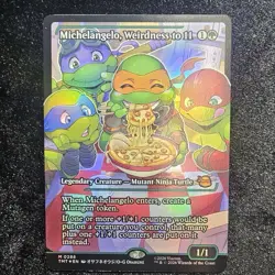 Michelangelo, Weirdness to 11 — Showcase, Foil — 288 - MTG - Image 1