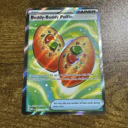 Buddy-Buddy Poffin 167/132 Pokemon Mega Evolution Ultra Rare Near Mint - Image 1