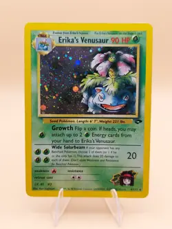 Erika's Venusaur Gym Challenge Holo Rare No. 4/132 Pokemon Card - 2000 - Image 1