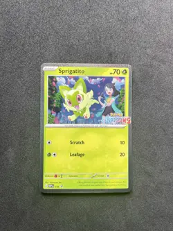 Sprigatito SVP191 Black Star Promo Holo Stamped Pokemon Horizons Pokemon Card - Image 1