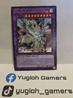 YUGIOH WORLD CHALICE GUARDRAGON ALMARDUKE RARE DANE 1ST EDITION LIGHT PLAYED - Image 1