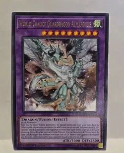 YUGIOH WORLD CHALICE GUARDRAGON ALMARDUKE RARE DANE 1ST EDITION LIGHT PLAYED - Image 2