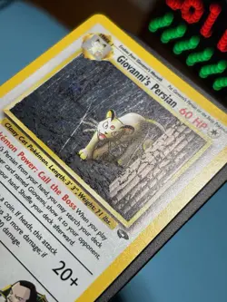 Pokemon Giovanni's Persian Gym Challenge 8/132 Holo- LP 🐈 - Image 3