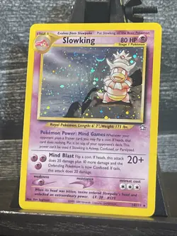 Slowking 14/111 Unlimited Holo Rare Neo Genesis Pokemon English LP/MP - Image 1