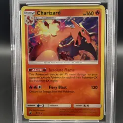 PSA 6 CHARIZARD 2019 POKEMON SUN & MOON TEAM UP # 14/181 GRADED PSA 6 - Image 2