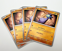 Pokemon Card Obsidian Flames Playset Glimmet 121/197 4x x4 - Image 1