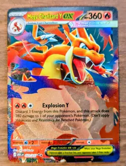 Mega Charizard Y 022/217 Ascended Heroes English Pokemon TCG - Image 1