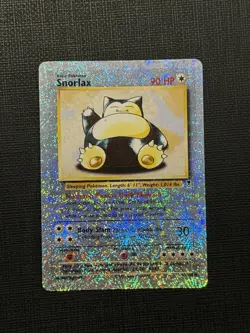2002 Pokemon Legendary Snorlax Reverse Holo #64/110 - Image 1