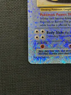 2002 Pokemon Legendary Snorlax Reverse Holo #64/110 - Image 5
