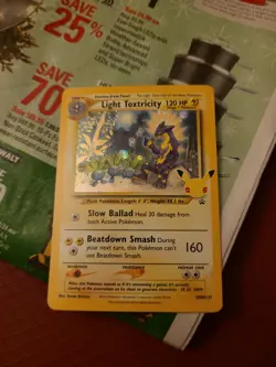 Light Toxtricity SWSH137 NM/MINT Pokemon Celebrations 25th Anniversary Holo NM/M - Image 1