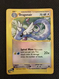 Pokemon Dragonair 75/165 Reverse Holo Expedition Base Set - Image 1