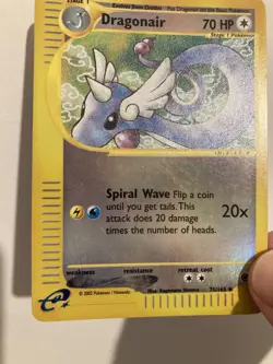 Pokemon Dragonair 75/165 Reverse Holo Expedition Base Set - Image 2