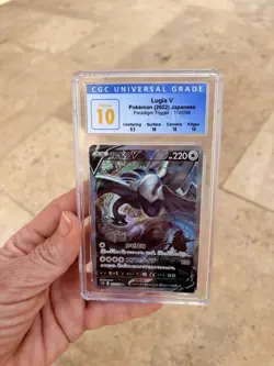 Pokemon Lugia v Silver Tempest Full Alt Art Japanese 110/098 CGC 10 Pristine - Image 3
