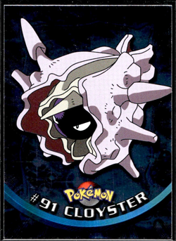 Cloyster #91 2000 Topps Pokemon Series 2 Foil Blue Logo - Image 1