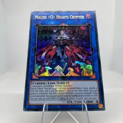 Yugioh Maliss Q Hearts Crypter 25LP-EN016 Ultra Rare with Stamp NM - Image 3