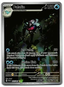 Palafin 225/091 - 🌊 Paldean Fates Illustration Rare Pokemon TCG 🖤 - LP - Image 1