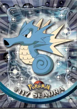 Seadra #117 2000 Topps Pokemon Series 2 Blue Logo - Image 1