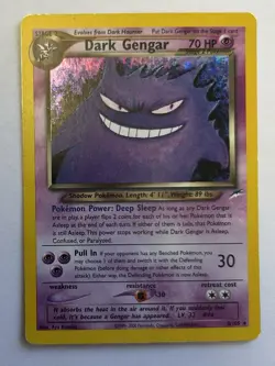 Dark Gengar 6/105 Neo Destiny Holo Rare HP70 Unlimited Pokemon TCG - Image 3