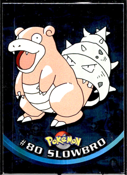 Slowbro #80 2000 Topps Pokemon Series 2 Foil Blue Logo - Image 1