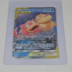 Pokemon TCG Slowpoke & Psyduck GX 35/236 Sm-Unified Minds Ultra Rare Holo 250 HP - Image 4